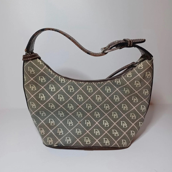 Dooney & Bourke canvas handbag Classic Print *Flaws read description* - Picture 1 of 12